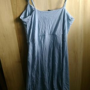 Baby blue short dress